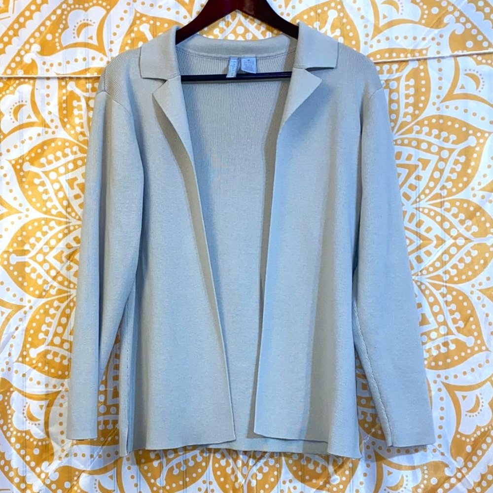 Nearly Vintage (bought new in 1985) Women's Luxury Open Front Cardigan MEDIUM